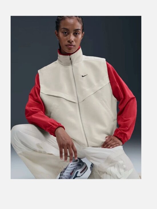 Nike Jackets & Blazers - NWT Nike SZ M Sportswear Windrunner Women's Shine Vest HV2472